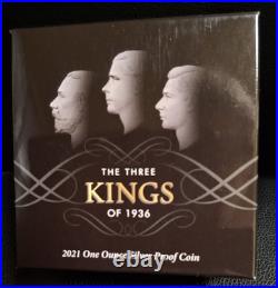 2021 Tokelau $1 Three Kings 1oz Solid Silver Proof Coin Number 751 Of 900