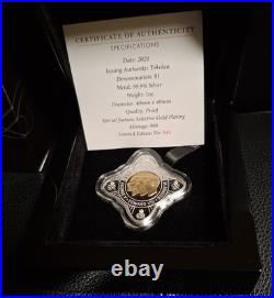 2021 Tokelau $1 Three Kings 1oz Solid Silver Proof Coin Number 751 Of 900