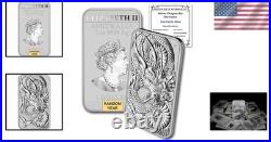 2022-1 oz Rolling Dice of the Tiger Silver Coin BU