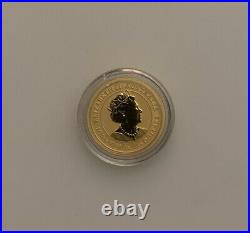2022 Australia Perth Mint Lunar Tiger 1/10 Solid Gold Coin