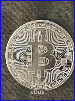 2022 Bitcoin 1 oz. 999 fine Solid silver commemorative AOCS Limited Original