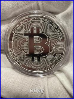 2022 Bitcoin 1 oz. 999 fine Solid silver commemorative AOCS Limited Original 2022 Bitcoin 1 oz. 999 fine Solid silver commemorative AOCS Limited Original