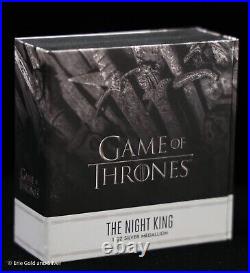 2022 Game of Thrones Night King 1 oz Silver Medallion in OGP