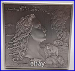 2022 Kilo 999 Silver Cube Ladies of Liberty & U. S National Park Foundation K171