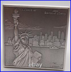 2022 Kilo 999 Silver Cube Ladies of Liberty & U. S National Park Foundation K171