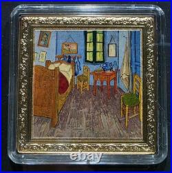 2022 Niue'Bedroom in Arles' by Vincent Van Gogh 1 oz. 999 Silver Coin in Box