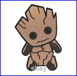2022 Niue Marvel Kawaii Groot 1oz Silver Shaped Proof Coin 2022 Niue Marvel Kawaii Groot 1oz Silver Shaped Proof Coin