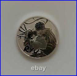 2022 Street Fighter Ryu Tuvalu 1 oz Solid Silver. 999 coin