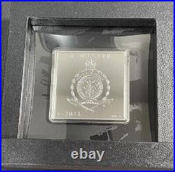 2023 2 Oz 999 Silver Niue Vincent Van Gogh Painting Sunflowers Gilded Proof Coin