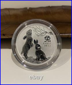 2023 Australian Lunar Rabbit Solid Silver 2 oz Coin