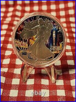 2023 Silver Eagle New Year's Eve Edition Coin 1 oz Silver Times Square NY 2024
