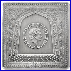 2023 Solomon Islands Celebrating 375 Years of Love Taj Mahal 3oz Silver Coin
