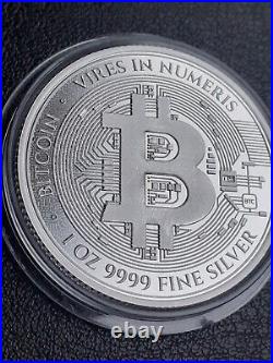 2024 Bitcoin 1oz. 999 fine Solid silver commemorative AOCS Limited Original CAP 2024 Bitcoin 1oz. 999 fine Solid silver commemorative AOCS Limited Original CAP