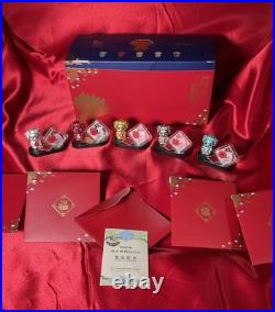 2024 CHINA Lunar New Year celebration 5x8 gram Silver Coin in Rare OGP BOX SET 2024 CHINA Lunar New Year celebration 5x8 gram Silver Coin in Rare OGP BOX SET