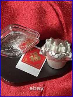 2024 CHINA Lunar New Year celebration 5x8 gram Silver Coin in Rare OGP BOX SET 2024 CHINA Lunar New Year celebration 5x8 gram Silver Coin in Rare OGP BOX SET