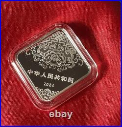 2024 CHINA Lunar New Year celebration 5x8 gram Silver Coin in Rare OGP BOX SET 2024 CHINA Lunar New Year celebration 5x8 gram Silver Coin in Rare OGP BOX SET