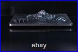 2024 Korean Furious Beasts BEAR 2 oz. 999 Antique Silver Stacker WithCapsule #906