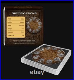 2024 Mexico Libertad Aztec Dragon Edition 1 oz. 999 Silver Coin with Capsule & COA 2024 Mexico Libertad Aztec Dragon Edition 1 oz. 999 Silver Coin with Capsule & COA