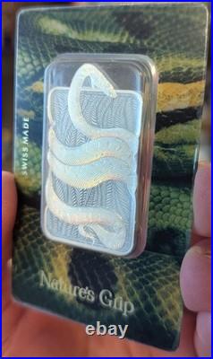 2024 PAMP Holographic Nature's Grip Green Anaconda 1oz. 999 Silver #3001
