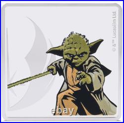 2024 Star Wars Allies Obi-Wan Kenobi and Yoda 1 oz Silver Proof Medallion
