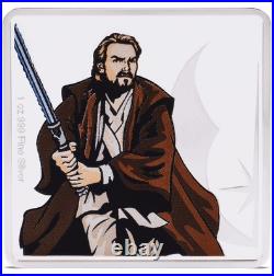 2024 Star Wars Allies Obi-Wan Kenobi and Yoda 1 oz Silver Proof Medallion