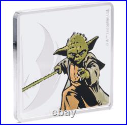 2024 Star Wars Allies Obi-Wan Kenobi and Yoda 1 oz Silver Proof Medallion