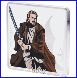 2024 Star Wars Allies Obi-Wan Kenobi and Yoda 1 oz Silver Proof Medallion