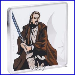 2024 Star Wars Allies Obi-Wan Kenobi and Yoda 1 oz Silver Proof Medallion