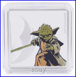 2024 Star Wars Allies Obi-Wan Kenobi and Yoda 1 oz Silver Proof Medallion