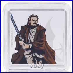 2024 Star Wars Allies Obi-Wan Kenobi and Yoda 1 oz Silver Proof Medallion