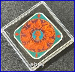 2025 1 Oz. 9999 Silver UK Queen's Beasts Completer Picadilly Circus London Color