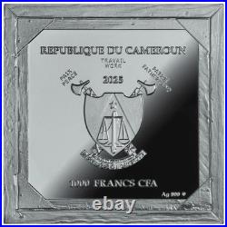 2025 Cameroon Treasures of World Arnold Böcklin with Death 1 oz Silver Coin