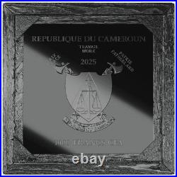 2025 Cameroon Vincent Van Gogh Skull with Burning Cigarette 1 oz Silver Coin