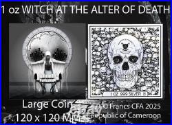 2025 Cameroon Witch at Altar of Death 1 oz Silver Digitally Printed Card 2025 Cameroon Witch at Altar of Death 1 oz Silver Digitally Printed Card