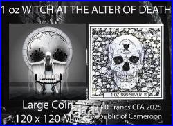 2025 Cameroon Witch at Altar of Death 1 oz Silver Digitally Printed Card