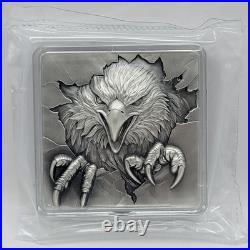 2025 Korean Furious Beasts Eagle 2 oz. 999 Silver Stacker in Capsule Mint Sealed