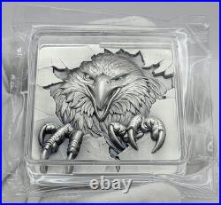 2025 Korean Furious Beasts Eagle 2 oz. 999 Silver Stacker in Capsule Mint Sealed