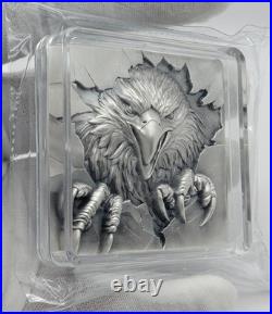 2025 Korean Furious Beasts Eagle 2 oz. 999 Silver Stacker in Capsule Mint Sealed