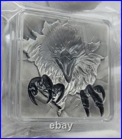 2025 Korean Furious Beasts Eagle 2 oz. 999 Silver Stacker in Capsule Mint Sealed