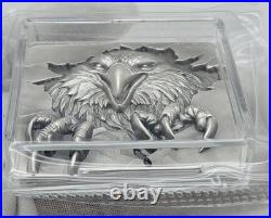 2025 Korean Furious Beasts Eagle 2 oz. 999 Silver Stacker in Capsule Mint Sealed