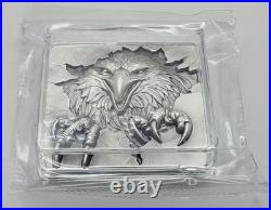 2025 Korean Furious Beasts Eagle 2 oz. 999 Silver Stacker in Capsule Mint Sealed