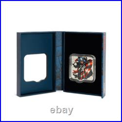 2025 Niue Marvel Smash Captain America Clang 2 oz Silver High Relief Proof Coin