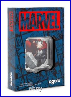 2025 Niue Marvel Smash Thor KRA-KOOM 2 oz Silver High Relief Proof Coin 2025 Niue Marvel Smash Thor KRA-KOOM 2 oz Silver High Relief Proof Coin