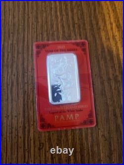 2025 PAMP Year of the Snake 1 oz. 999 Fine Silver Bar Sealed CertiPAMP Assay