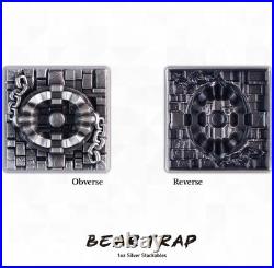 2025 South Korean Bear Trap 1 oz Silver Antiqued High Relief Stacker 2025 South Korean Bear Trap 1 oz Silver Antiqued High Relief Stacker