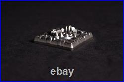 2025 South Korean Bear Trap 1 oz Silver Antiqued High Relief Stacker