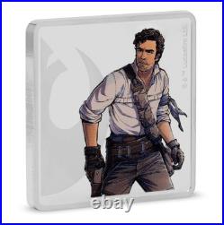 2025 Star Wars Allies Finn and Poe Dameron 1 oz Silver Colorized Proof Medallion