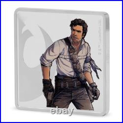 2025 Star Wars Allies Finn and Poe Dameron 1 oz Silver Colorized Proof Medallion