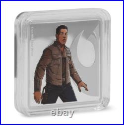 2025 Star Wars Allies Finn and Poe Dameron 1 oz Silver Colorized Proof Medallion