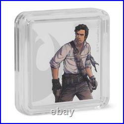 2025 Star Wars Allies Finn and Poe Dameron 1 oz Silver Colorized Proof Medallion